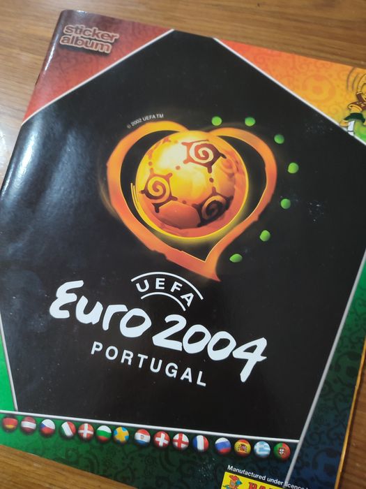 Coleção Cromos Euro 2004 completa