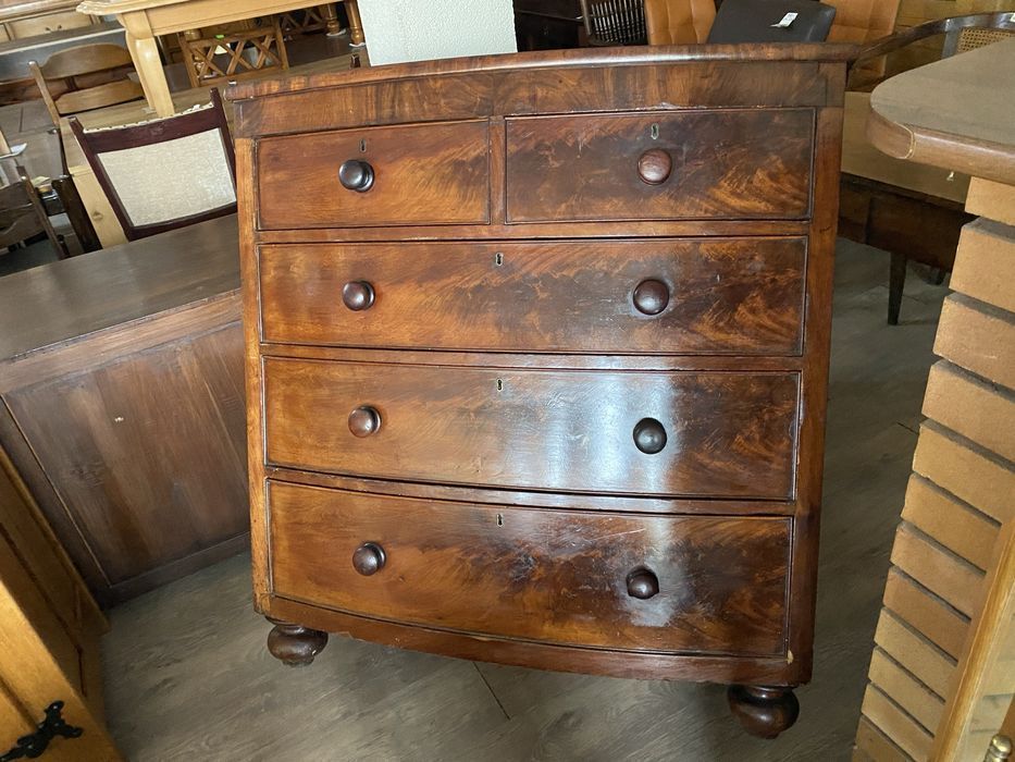 Komoda bieliźniarka drewniana antyk 100% drewno fornirowana FV DOWÓZ