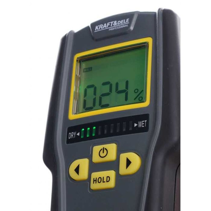 MIERNIK WILGOTNOŚCIOMIERZ tester wilgotności drewna magazyn 9V kd11406