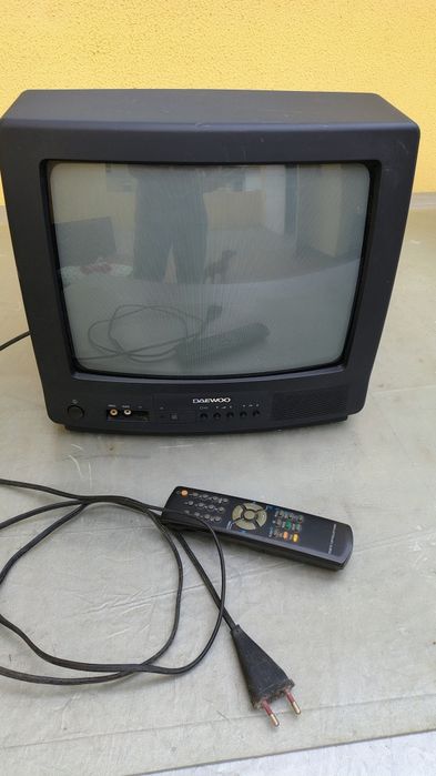 Televisão CRT Daewoo 14 Polegadas com Comando Original