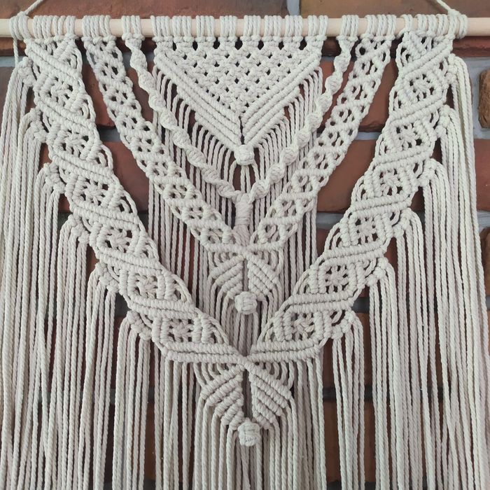 Makrama ścienna dekoracja prezent boho