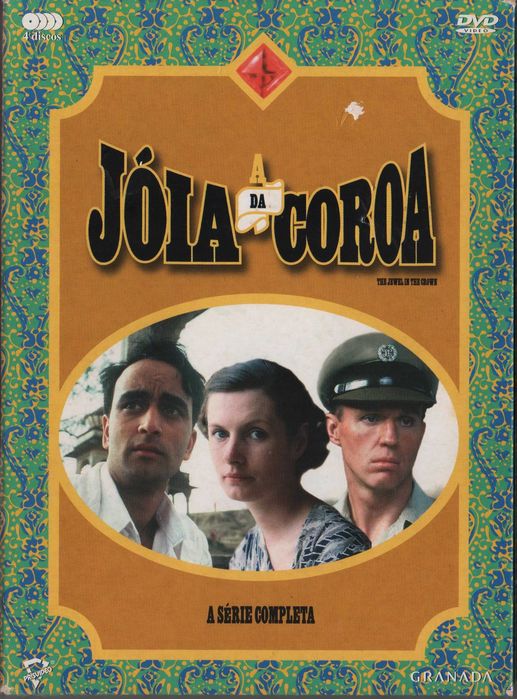 Dvd A Jóia da Coroa-drama histórico- série de tv-4 dvd's, 14 episódios