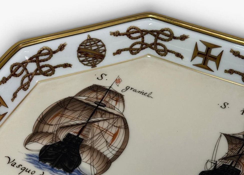 Prato Oitavado "Armada de Vasco da Gama" - Vista Alegre