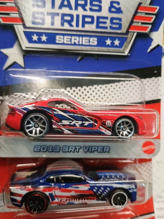 Hot Wheels zestaw 4 resorkow stars stripes