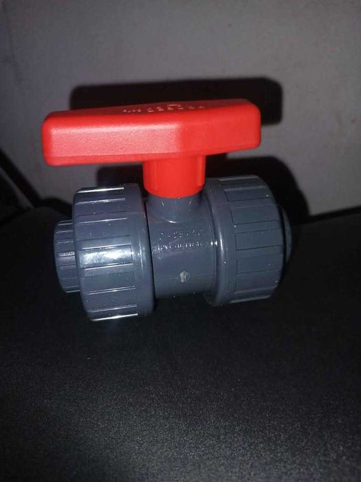 Zawór kulowy PVC fi 25 mm, KW-KW. Nowy.