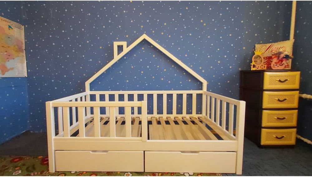 Від виробника! Дитяче ліжко з шухлядами в будь якому розмірі!