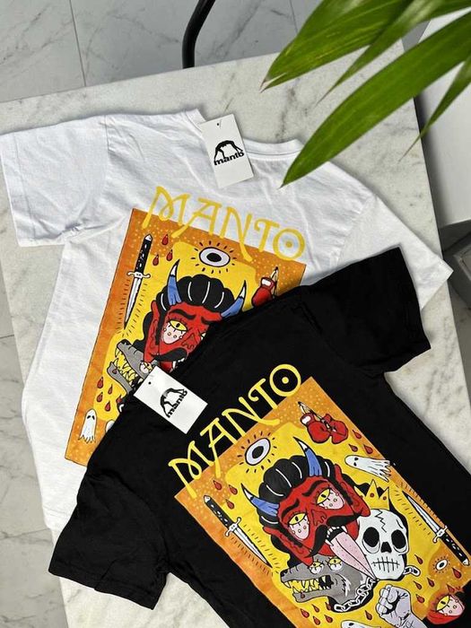 РАСПРОДАЖА | Новые Футболки MANTO | x Panku Большой Принт Манто
