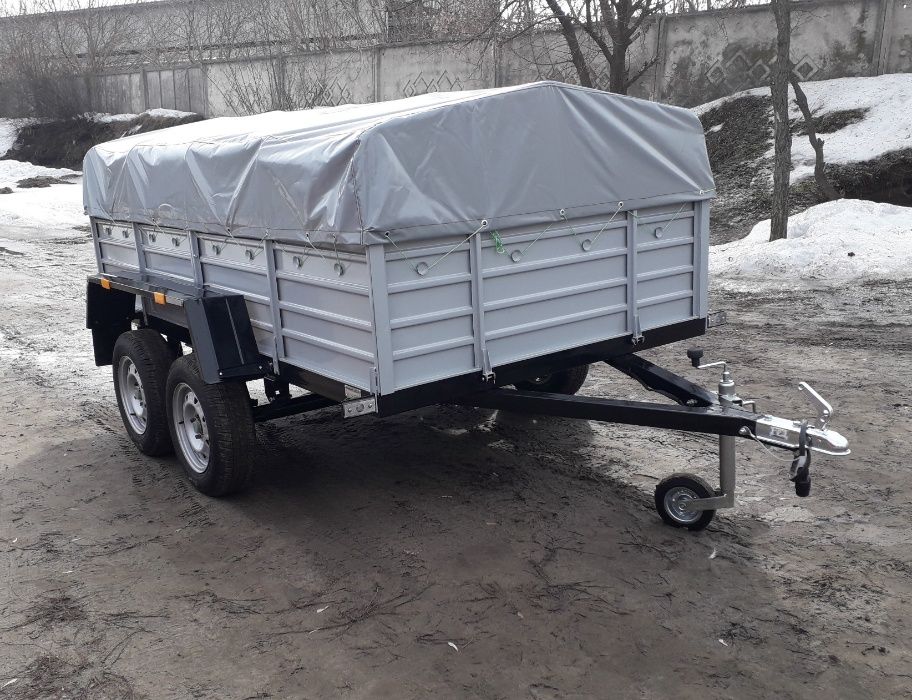 Одноосний Прицеп в наявності оцинкований борт 2200мм. Авто причеп