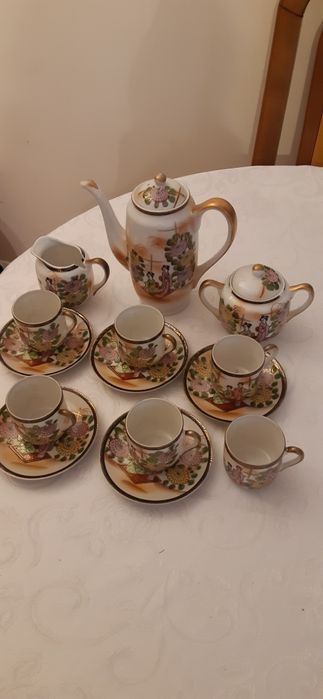 Porcelana Kutani Japońska - Gejsza