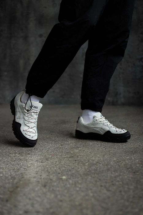 ‼️НОВІ Кросівки ASICS Gel-Pickax Light Grey Black