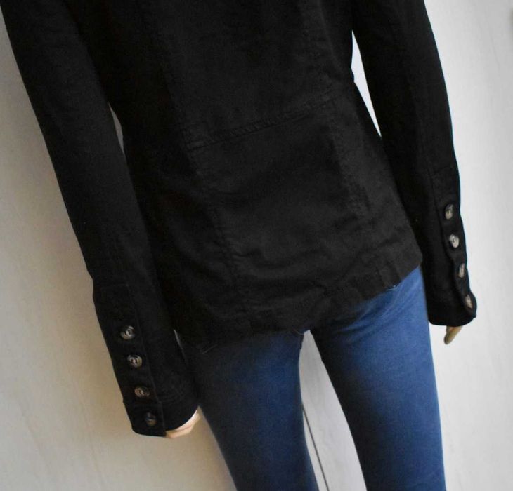 Kurtka 36 S bawełniana ramoneska wiosenna katana czarna damska cienka