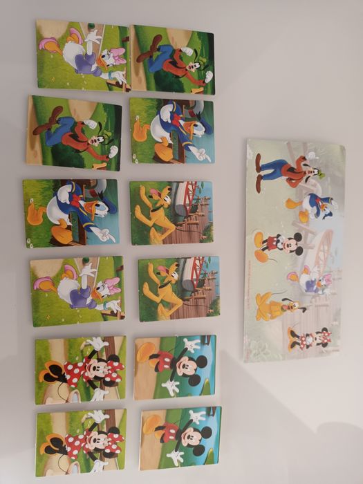 Figuras e autocolantes Disney