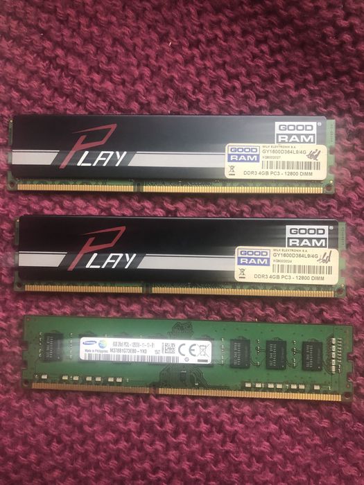 Продам DDR3 16gb 1 лот