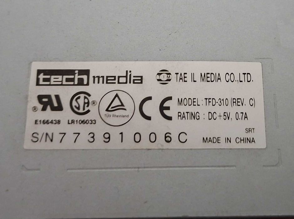 Drive / Leitor de disquetes interno, Tech Media 3,5" - 1.44Mb