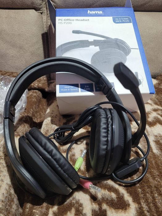 Słuchawki nauszne PC- Office HS-P200