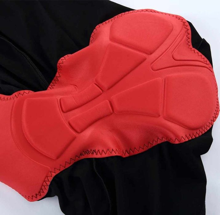 Męskie legginsy spodnie rowerowe z szelkami kolarskie EU44 (S) wkładka