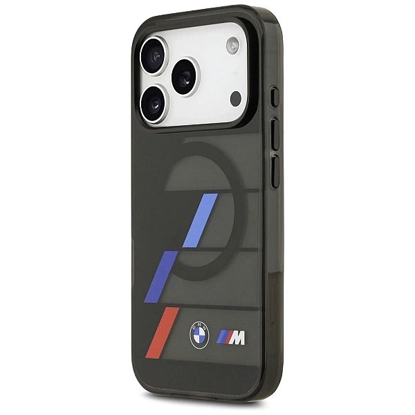 Etui BMW M IML Metal Buttons Tricolor Lines MagSafe na iPhone 17 Pro M