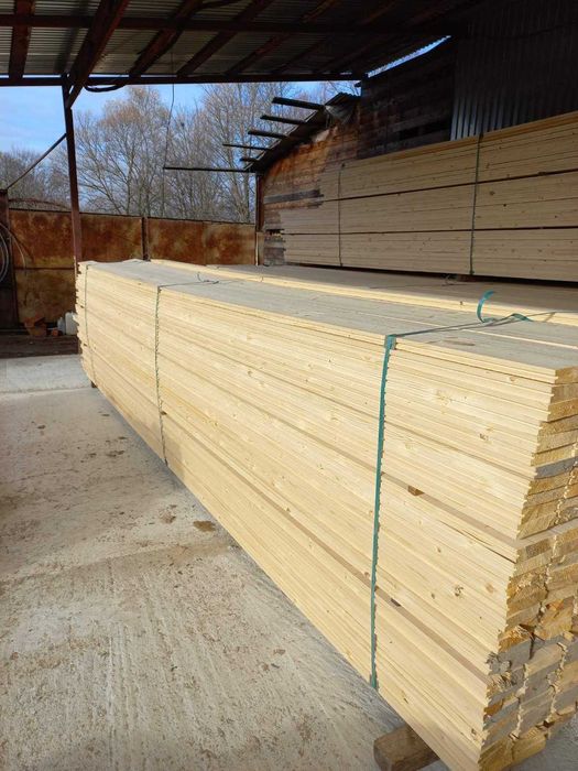 Обрезной брус 120*50*4 м ( Доска, Балка Рейка) Производитель.