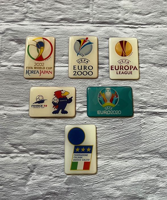 Магниты World Cup France 98,Euro 2000(panini)