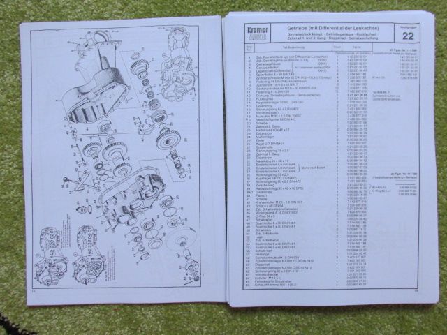 Katalog części Kramer 312