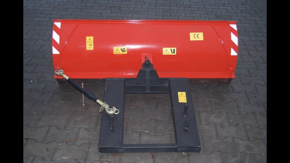 Plug do śniegu do wózka widłowego 150 cm guma na widły widlak szufla