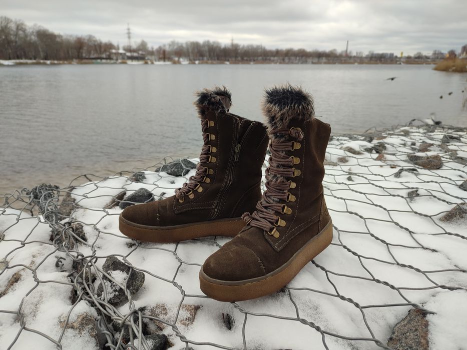 Яркие брендовые сапоги весна-осень р.37