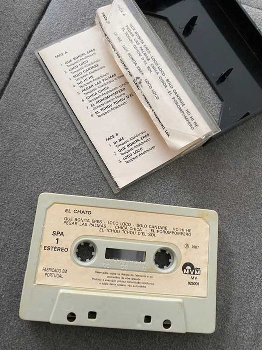 Cassete Vintage – El Chato – Medley Original (1987, MVM Portugal)