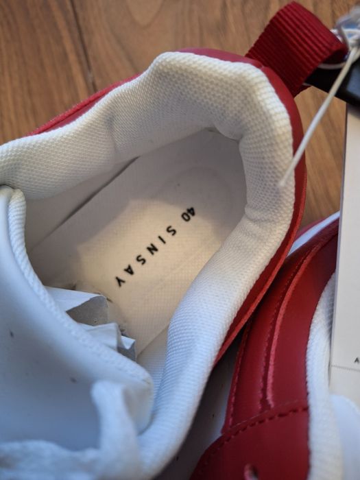 Sportowe buty sneakersy rozm 40 sinsay czerwone