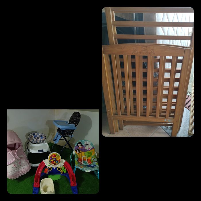 Cama de grandes +colchão+ todos os artigos da última foto