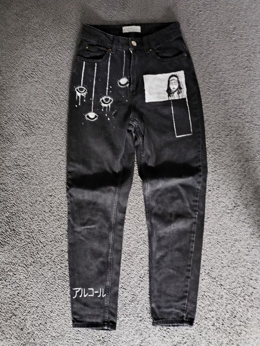 Круті джинси з малюнками EUR 32 Primark