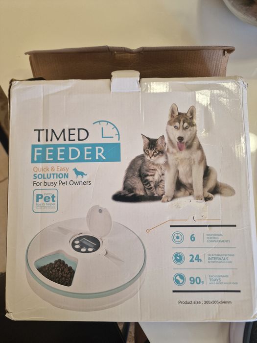 Comedor automático para cães e gatos
