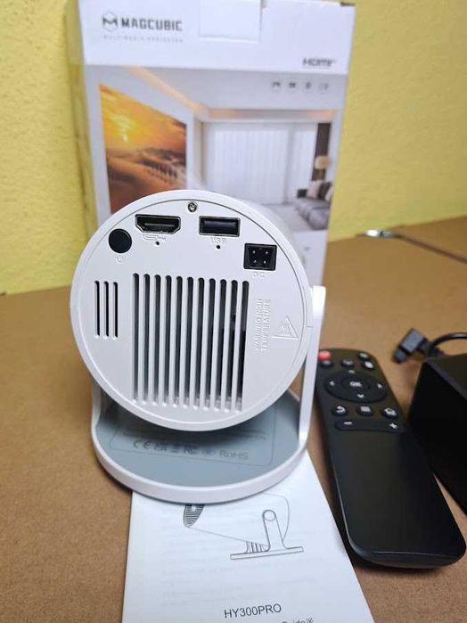 Projetor Inteligente Magcubic HY300 Pro Wi-Fi Android (Novo na Caixa)