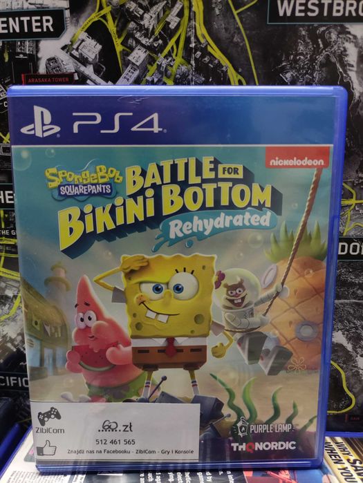 SpongeBob Battle for Bikini Bottom|PS4/PS5| Kraków | Wysyłka | Wymiana