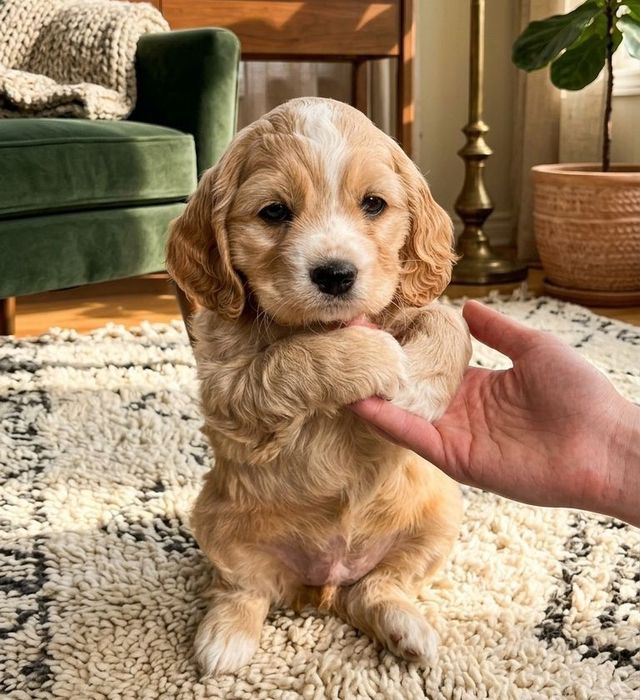 «Щенята кокер-спанієля — ласкаві та активні друзі