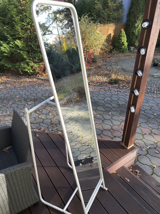 KNAPPER Lustro stojące, biały, 48x160 cm