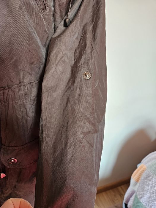 Brązowa cienka kurtka/ parka