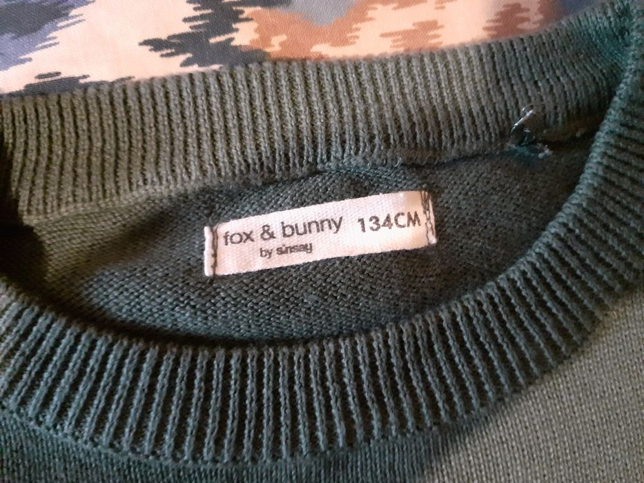 Sweter zielony dla chłopca