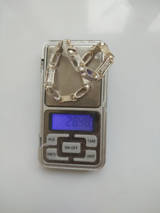 Срібний браслет 30г Cartier чоловічий мужской серебряный браслет 925°