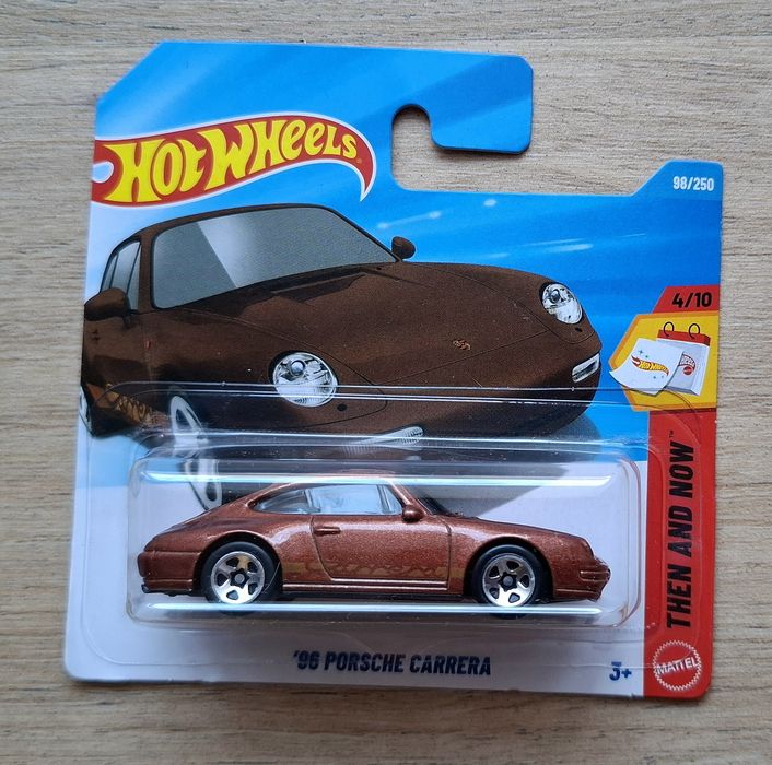 Hot wheels 96 Porsche Carrera - then and now