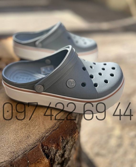 Хіт Сезону Crocs на платформі Crocs Crocband Platform На Платформі