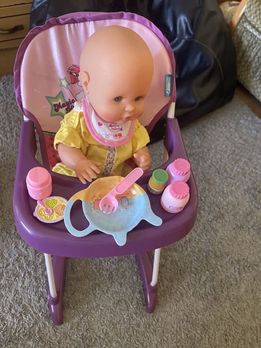 Cadeira papa e boneca  15,00€