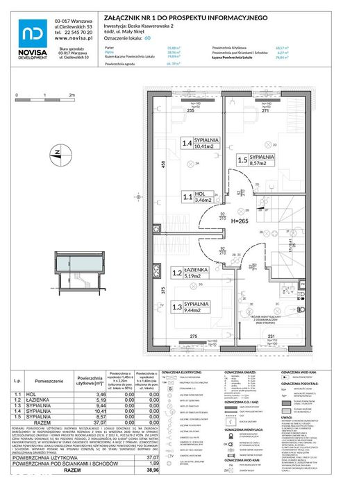 4-pokojowy dom 74m2 + ogródek Bez Prowizji