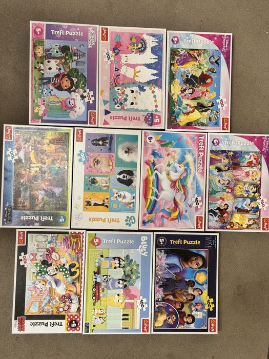 Puzzle trefl 100 dla dziewczynek 5+