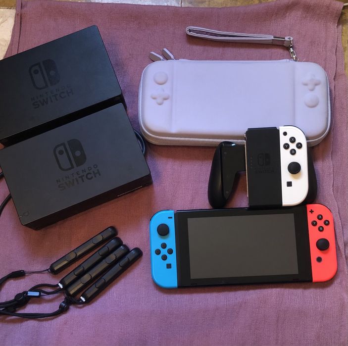 Nintendo Switch V1 - Acessórios incluídos