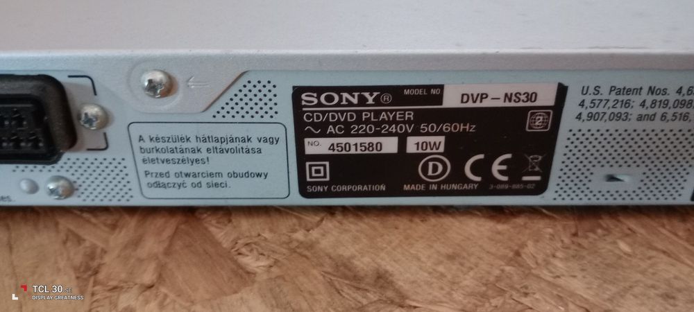 DVD Sony em bom estado