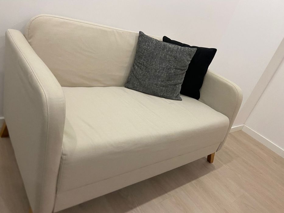 Sofá 2 lugares, Vissle bege