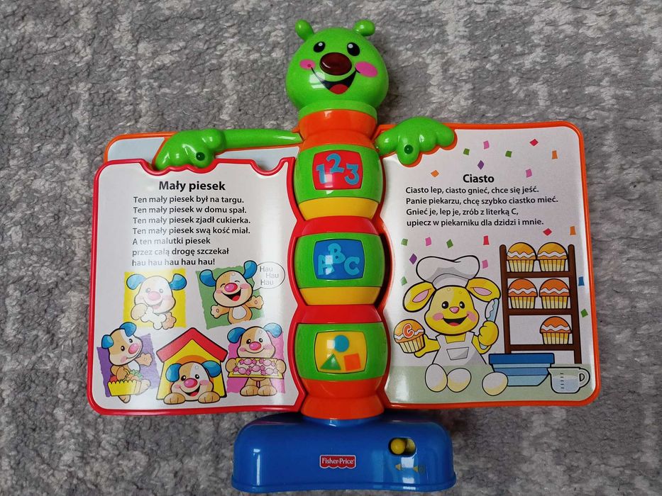Fisher Price, książeczka rymowanka, zabawka interaktywna