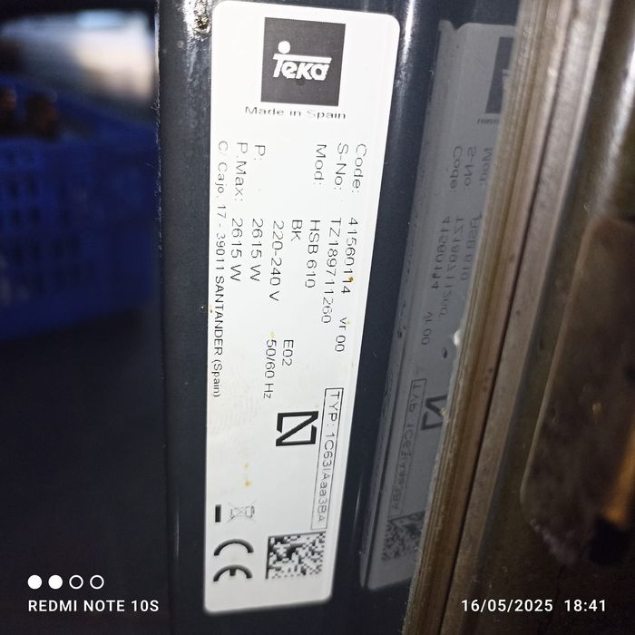 Forno usado teka especificações na primeira umagem