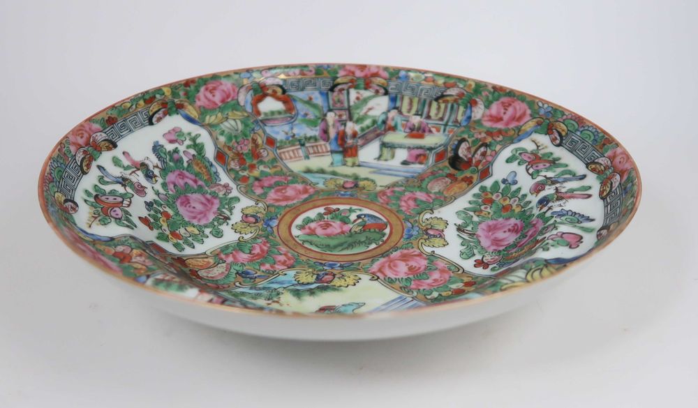 Prato Porcelana da China Mandarim - Séc. XIX/XX