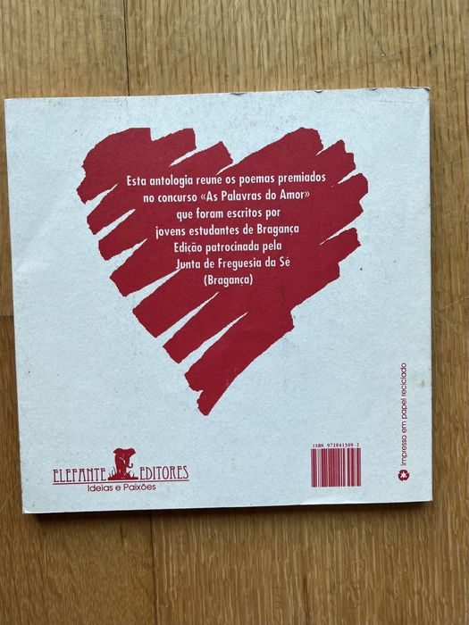 Livro “As palavras do amor”